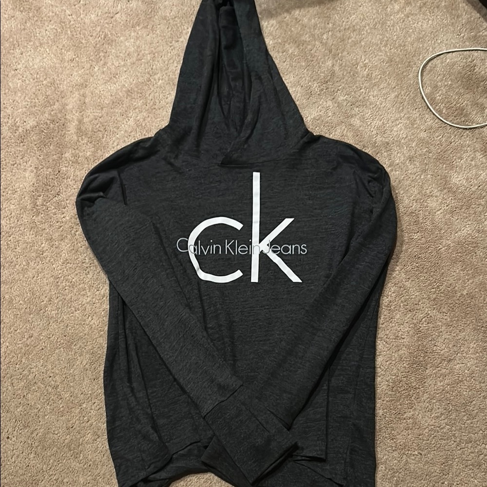 Calvin Klein Jeans Charcoal Hoodie